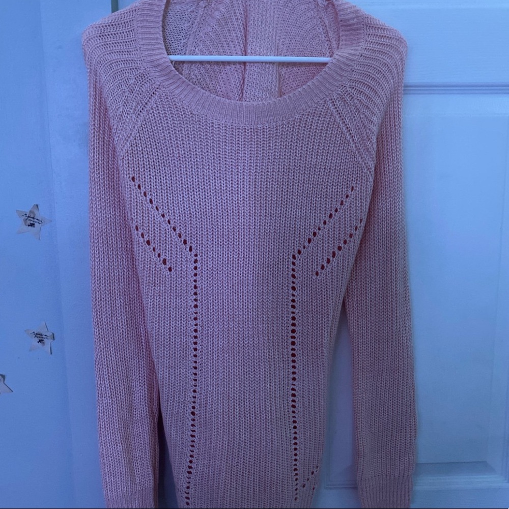 oversized pink sweater!